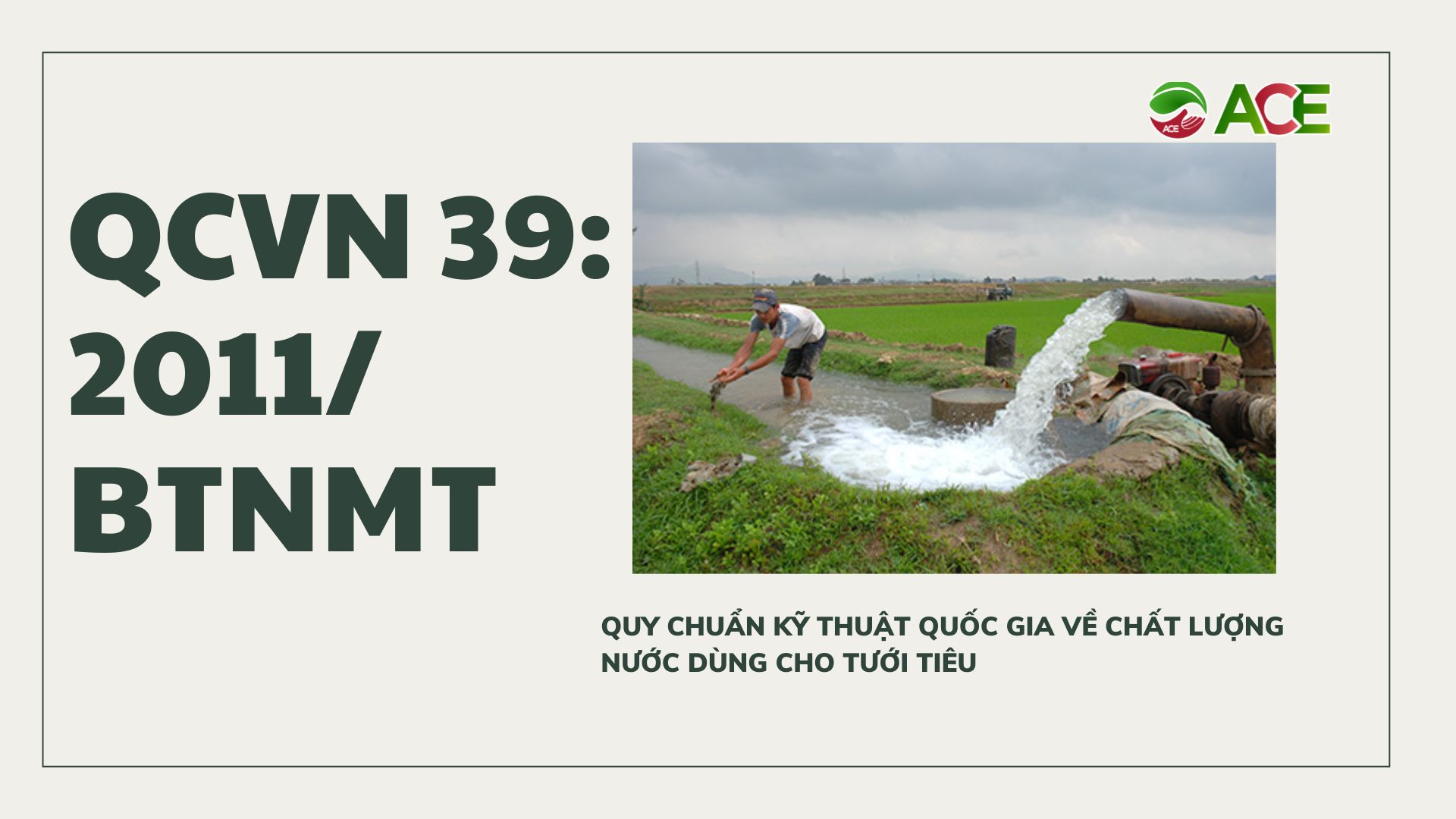 QCVN 39:2011/BTMNT